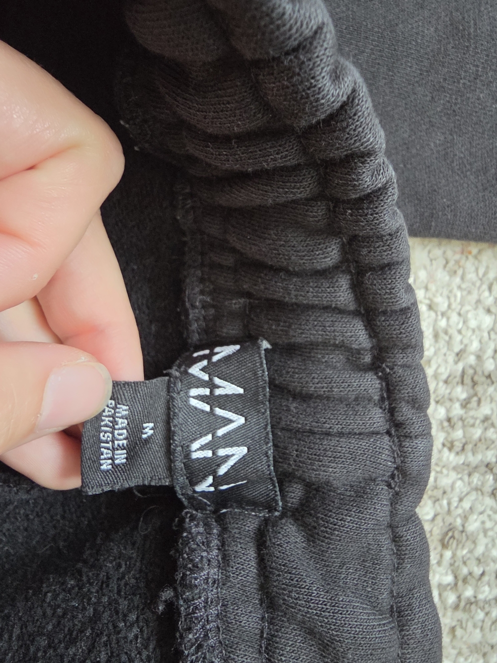 Black Embroidered Logo Joggers - Worldwide - Picture 3 of 5